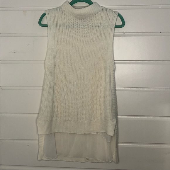Bishop + Young chunky knit sleeveless turtleneck - Picture 1 of 2